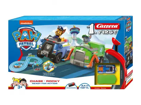 Carrera 63040 FIRST Paw Patrol / Autorennbahn / Streckenlänge 2,4 m / ab 3 Jahren