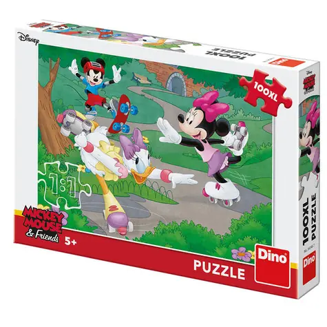 Dino Minnie beim Sport / 100 Teile / XL / ab 5 Jahren