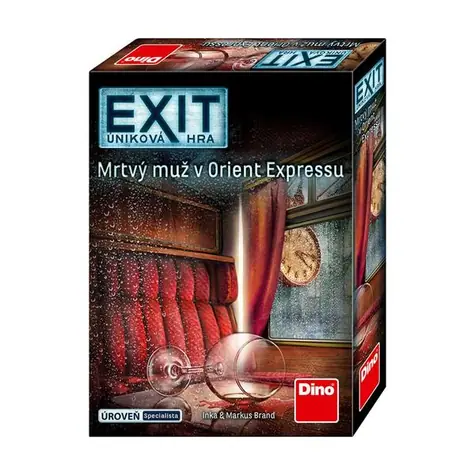 Dino Exit Escape Game: Toter Mann im Orient-Express - Partyspiel / Spieldauer: 90 Minuten / Anzahl Spieler: 1-4 / ab 12 Jahren