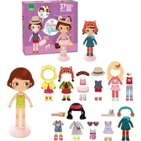 Vilac Magnetisches Ankleidepuzzle Chloe / ab 3 Jahren