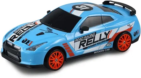 AMEWI Drift Sport Car 4WD Blau / RC Auto / 1:24 / RTR / Fernbedienung / 2,4 GHz / 500 mAh 3,7 V Li ION