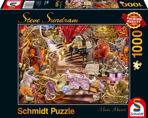 Schmidt Puzzle Music Mania / 1000 Teile / ab 12 Jahren