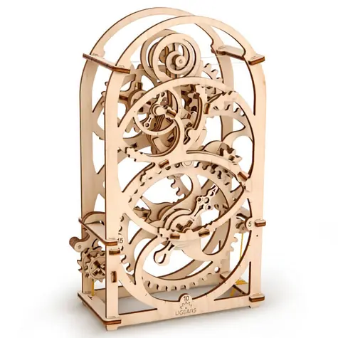 Ugears 3D mechanisches Holzpuzzle Uhrwerk / ab 14 Jahren / 107 Teile / Schwierigkeit: mittel