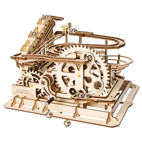 Robotime 3D-Kugelbahn-Puzzle Spiral / ab 14 Jahren / 233 Teile / Schwierigkeit: mittel