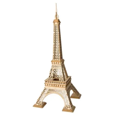Robotime 3D-Holzpuzzle Eiffelturm / ab 8 Jahren / 122 Teile / Schwierigkeit: niedrig