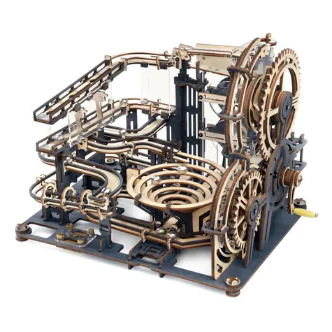 Robotime 3D-Kugelbahn-Puzzle Stadt der Hindernisse / ab 14 Jahren / 294 Teile / Schwierigkeit: mittel