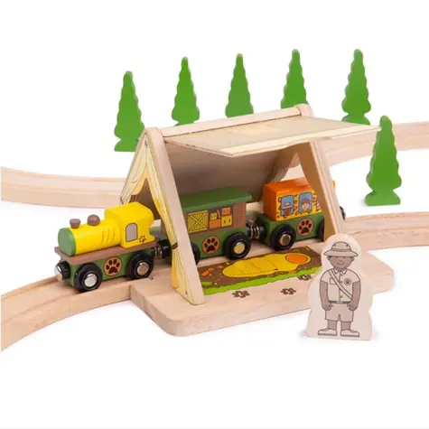 Bigjigs Rail Train Safarizelt / ab 3 Jahren