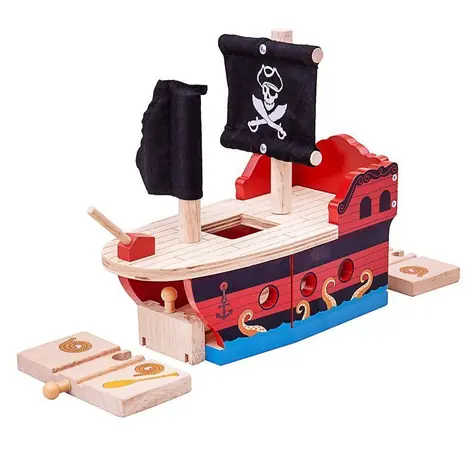 Bigjigs Rail Pirate Galeere / ab 3 Jahren