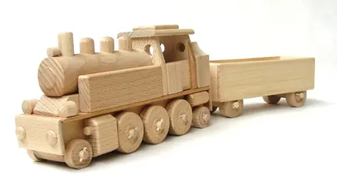 Ceeda Cavity Dampflokomotive mit Wagen / ab 3 Jahren