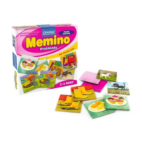 Granna Memino / Lernspiel / Anzahl Spieler: 1-4 / Spieldauer: 15-60 Min. / ab 2 Jahren
