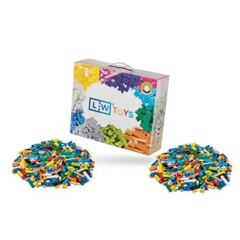 LW Toys Basisset (leicht + schwer) / Lego- kompatibel / 2000 Teile 