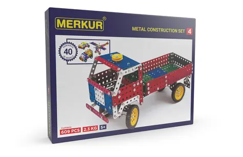 Merkur 4 Bausatz / 609 Teile / 40 Modelle / ab 5 Jahren