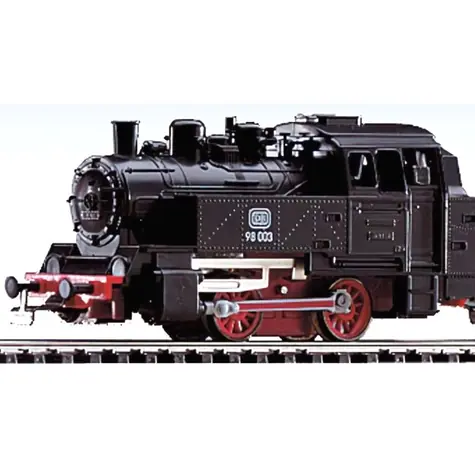 Piko 50500 Dampflokomotive BR 98 DB III / Maßstab: H0 (1:87) / Länge: 118 mm / Radius: 358 mm