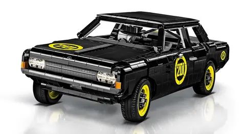 Cobi 24333 Opel Rekord C Schwarze Witwe / 1:12 / 2078 Würfel / ab 8 Jahren