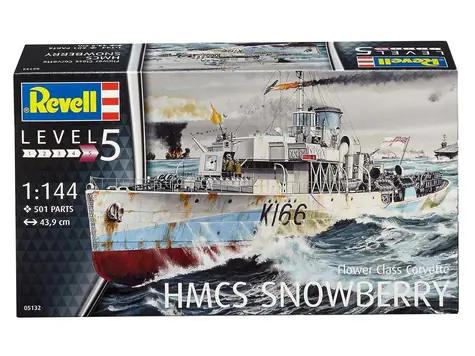 Revell HMCS Snowberry / Plastikmodell / 1:144 / Anzahl Teile 501 / Schwierigkeit 5 / ab 13 Jahren