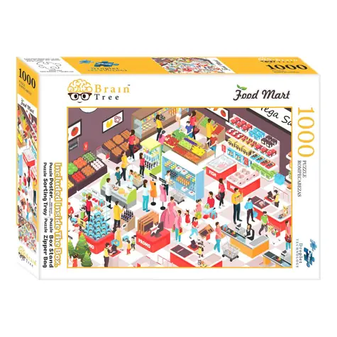 Brain Tree Puzzle Selbstbedienung / 1000 Teile / ab 14 Jahren