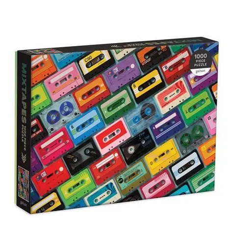 Galison Puzzle Mixtapes / 1000 Teile / ab 8 Jahren