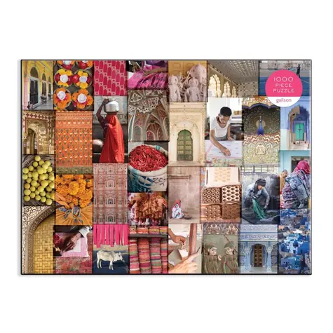 Galison Puzzle Patterns Indien: Rajasthan / 1000 Teile / ab 8 Jahren