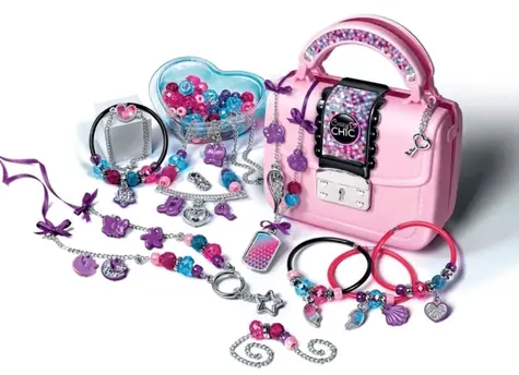 Clementoni Crazy CHIC - Kreativset - Modehandtasche und Schmuckherstellung / ab 7 Jahren