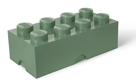 LEGO® Aufbewahrungsbox 40041747 Aufbewahrungsstein 8 grün / Aufbewahrungsbox / 250 x 500 x 180 mm