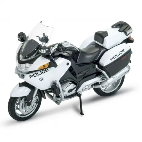 Welly Motorrad BMW R1200 RT Polizeiweiß / 1:18 / ab 3 Jahren