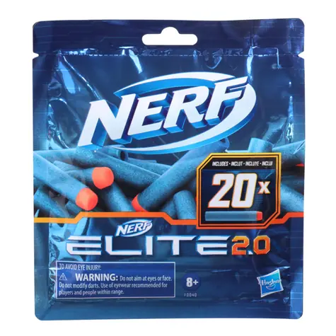 Hasbro Nerf Elite Patrone 20 Stück / Ersatzpatrone für Kinder / ab 8 Jahren