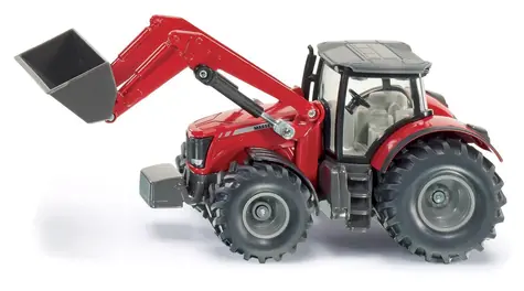 Siku Farmer - Massey Ferguson Traktor mit Frontlader / 1:50 / ab 3 Jahren