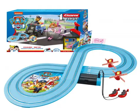 Carrera 63041 FIRST Paw Patrol / Autorennbahn / Streckenlänge 2,4 m / ab 3 Jahren