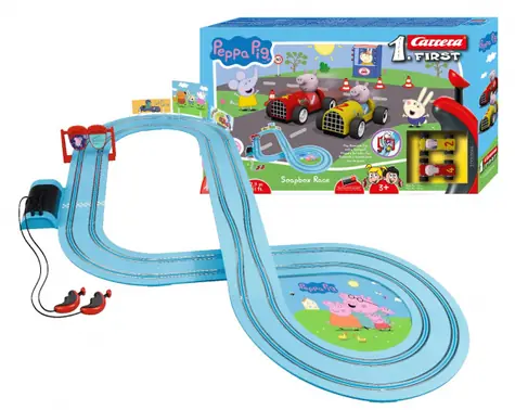 Carrera 63044 FIRST Peppa Pig / Spur / Spurlänge 2,9 m / ab 3 Jahren