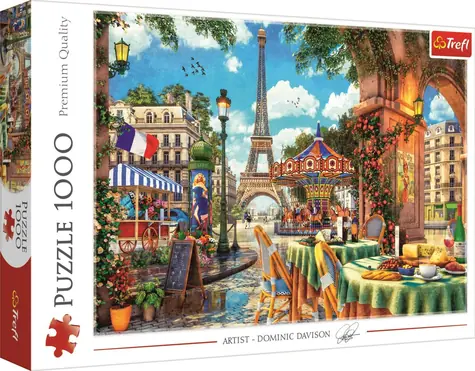 Trefl - Puzzle - Morgen in Paris / 1000 Teile / 68,3 x 48 cm / Alter 12+