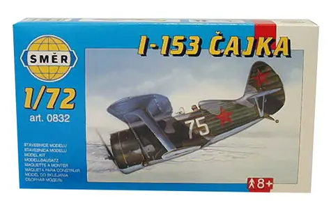 Polikarpov I-153 Směr / Plastikmodell / 1:72 / 35 Teile / ab 8 Jahren
