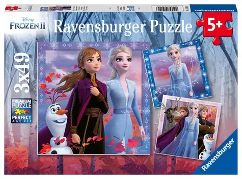 Ravensburger - Puzzle - Ice Kingdom 2 - 3x49 Teile / ab 5 Jahren