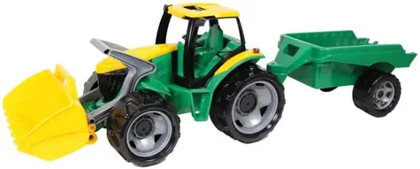 Lena Traktor mit Schaufel und Anhänger grün / ab 3 Jahren