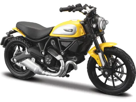 Maisto Scrambler Ducati Icon gelb / Maßstab 1:18 / ab 3 Jahren