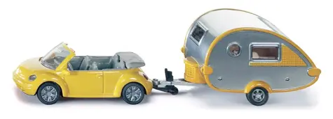 Siku Blister - Pkw mit Wohnwagen / ab 3 Jahren