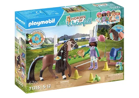 Playmobil Horses of Waterfall 71355 Zoe & Blaze mit Turnierparcours / Anzahl Teile: 67 / ab 5 Jahren