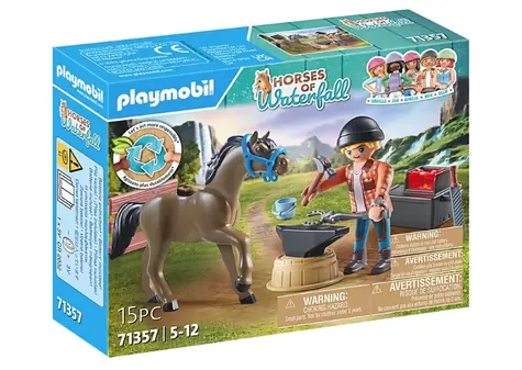 Playmobil® Pferde von Waterfall Pastor Ben und Achilles / Anzahl Teile: 15 / ab 5 Jahren