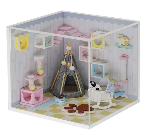 2Kids Toys Miniaturhaus Zuhause der Katze Meow / ab 14 Jahren