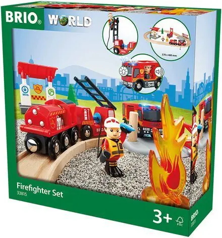 Brio Eisenbahnset - Feuerwehrset / ab 3 Jahren 