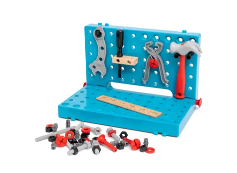 Brio Bausatz BUILDER Arbeitstisch mit Werkzeug / ab 3 Jahren 