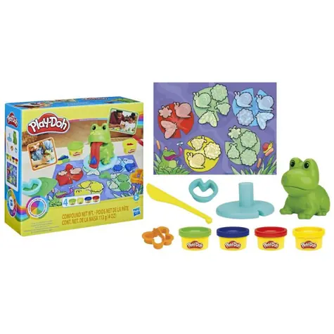 Hasbro Play-Doh Frosch - Set für die Kleinsten / ab 3 Jahren