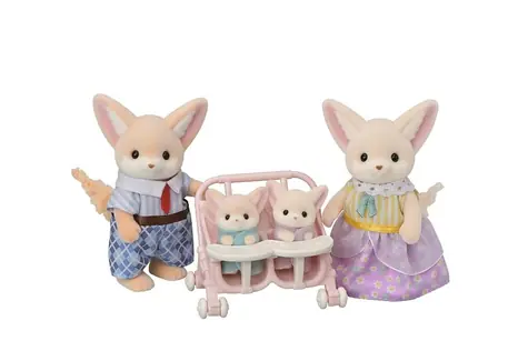 Sylvanian Families: Weibliche Familie mit Zwillingen / ab 3 Jahren