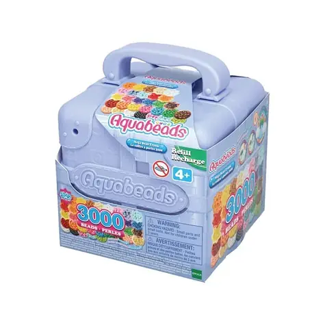 AquaBeads Mega Koffer mit Perlen / ab 4 Jahren