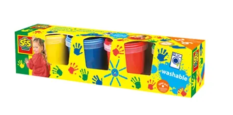 SES Fingerfarben 4x150ml / ab 3 Jahren 