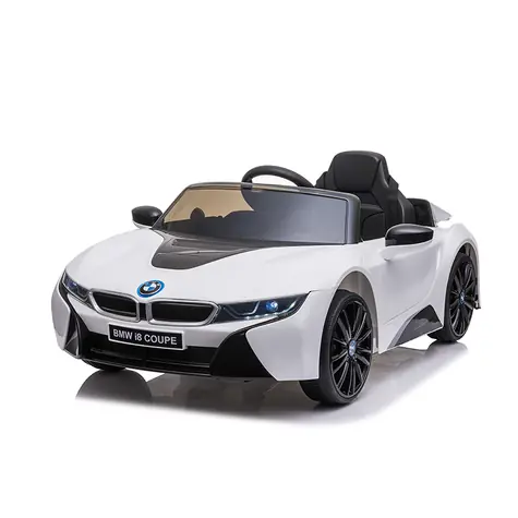 Eljet Kinder-Elektroauto BMW Coupe weiß / 70 W / Geschwindigkeit: 3-7 km-h / Tragfähigkeit: 30 kg 