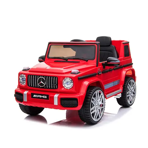 Eljet Kinder-Elektroauto Mercedes G63 AMG rot / 2x30 W / Geschwindigkeit: 2,5-5 km-h / Tragfähigkeit: 30 kg 