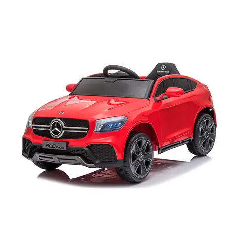 Eljet Kinder-Elektroauto Mercedes GLC Coupé rot / 2x25 W / Geschwindigkeit: 3-5 km-h / Tragfähigkeit: 25 kg 