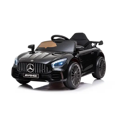 Eljet Kinder-Elektroauto Mercedes-Benz AMG GT- R schwarz / 2x25 W / Geschwindigkeit: 3-5 km-h / Tragfähigkeit: 25 kg 