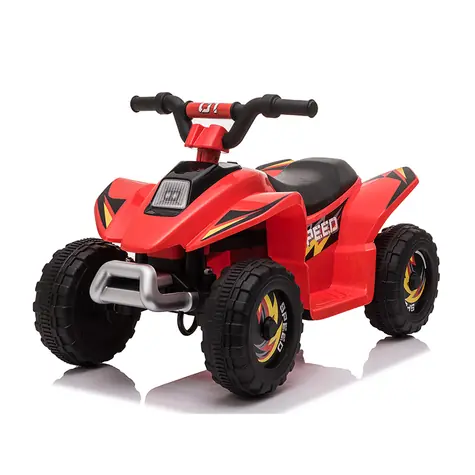 Eljet Kinder-Elektro-Quad X01 rot / Geschwindigkeit: 3-4,6 km-h / Tragfähigkeit: 30 kg 