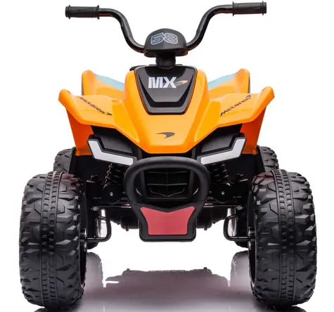 Eljet Kinder-Elektro-Quad McLaren MCL35 orange / 50 W / Geschwindigkeit: 3-6 km-h / Tragfähigkeit: 30 kg 
